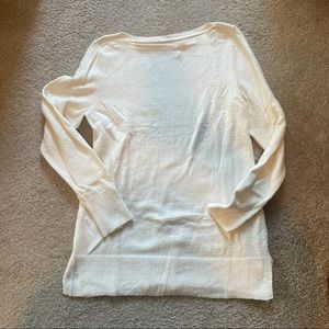 Loft: cream colored sweater